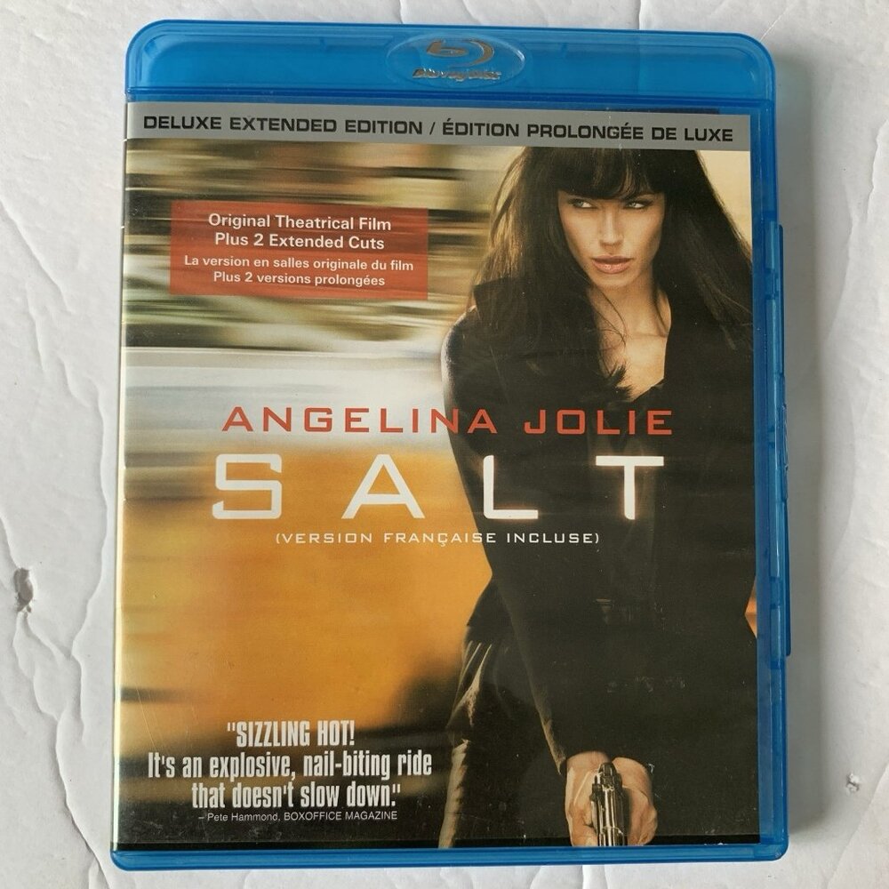 💙 Salt (Blu-ray Disc, 2010, Canadian Unrated Deluxe Extended Edition)